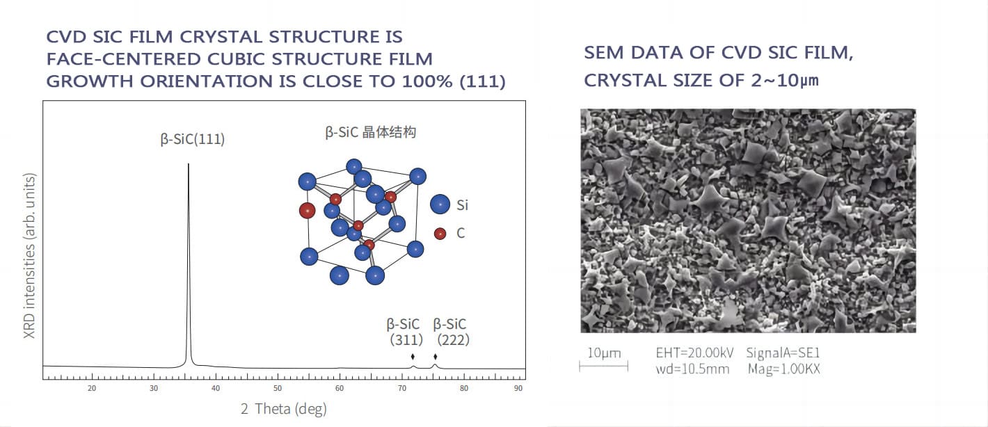 SEM DATA OF CVD SIC COATING FILM